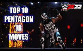 TOP 10 PENTA EL ZERO M MOVES - WWE 2K22