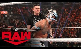 Dominik Mysterio hits Rey Mysterio with the 619: Raw, Oct. 10, 2022