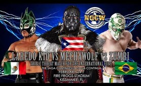 Laredo Kid vs MechaWolf vs Zumbi Triple Threat Match (Full Match) Lucha Conquest 2
